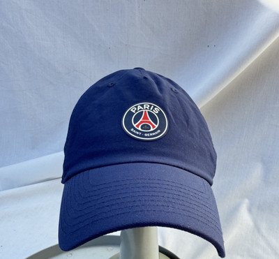 Nike Dry Fit Paris Saint-Germain Soccer Football Snap Back Hat Navy Size M/L