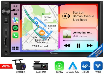 6GB RAM 64GB ROM 7'' Universal 2DIN Autoradio Apple CarPlay Navigation RDS 4G LTE