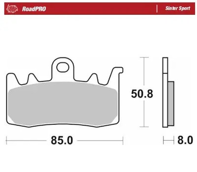 MOTORRAD MASTER 408005 ROADPRO SINTER SPORT HUSQVARNA 701 SUPERMOTO 2024