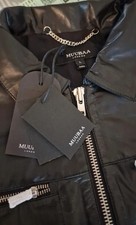 Brand new Muubaa London leather bomber jacket - Size L