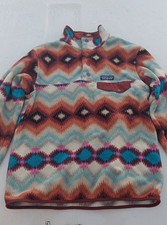 Patagonia Synchilla Snap-T Fleece Pullover Women s Size S Timber Twist Aztec