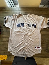 New York Yankees 2009 World Series Champions Authentic Majestic Jersey Mens 52 G
