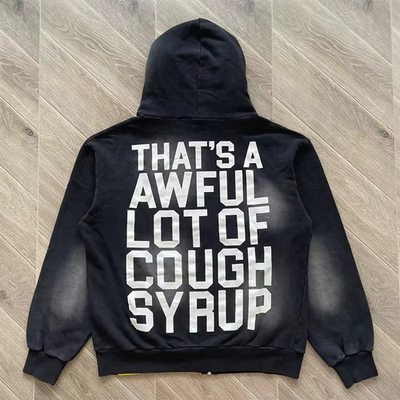 That's A Awful Lot Of Cough Syrup Reaper Full Zip Hoodie Men's