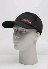 Demix Youth Kids Running Hat - Black Polyester Mesh - Size 54 cm - Lightweight