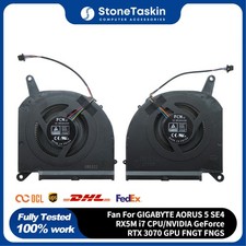 Fan For GIGABYTE AORUS 5 SE4 RX5M i7 CPU/NVIDIA GeForce RTX 3070 GPU FNGT FNGS