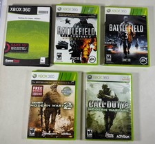 Battlefield Bad Company 2 BF 3, Call Of Duty Modern Warfare Xbox 360 Lot READ