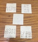 5  US INTERNAL REVENUE WINES 1916 WINES STAMPS - 10, 15, 20, 24 60 CENTS STAMPS — photo 2