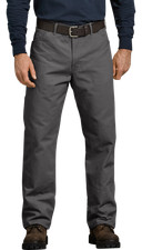 Dickies Relaxed-Fit Straight-Leg Carpenter Duck Jeans for Men - Rinsed Slate -