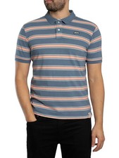 Image of Superdry Men's Vintage Stripe Polo Shirt, Blue