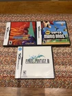 Nintendo DS Lot- MegaMan Zero Collection, Super Mario Bros, Final Fantasy 3
