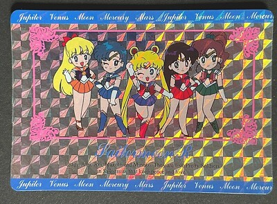 Venus Mercury Jupiter Mars Sailor Moon R Trading Holo Card Japanese Amada F/S