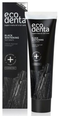 Ecodenta schwarze aufhellende Zahnpasta 100 ml