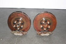 Jdm Subaru Impreza Wrx Front 4 Pot Brake Calipers With Hubs Rotors Knuckles