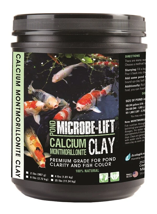 Microbe-Lift Calcium Montmorillonite Clay - Stress Reduction & Water Clarifier