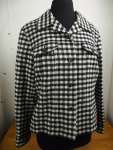 talbots gingham jacket