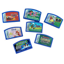 Lot of 7 Leap Frog Leapster Game Learning Cartridges Cars Scooby Doo Disney