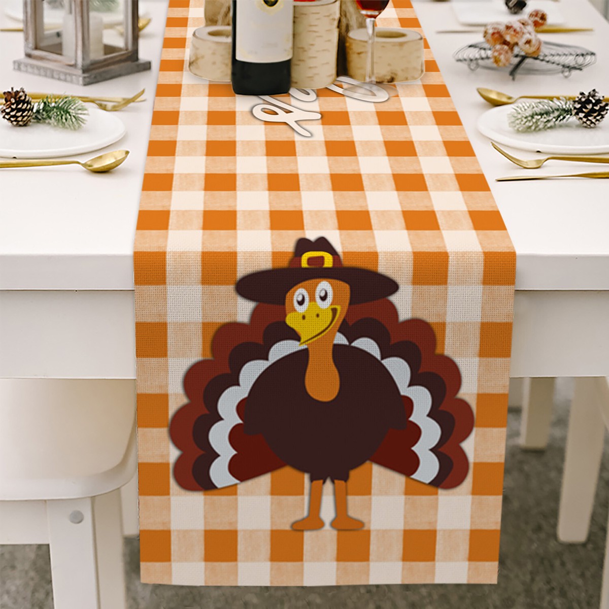 13x72 Inch Table Runner - Summer Seasonal Rustic Holiday Kitchen Decor