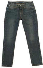 Levi's Womens Bottoms Demi Curve Skinny Low Rise Blue Jeans Size 27 W30 L28 