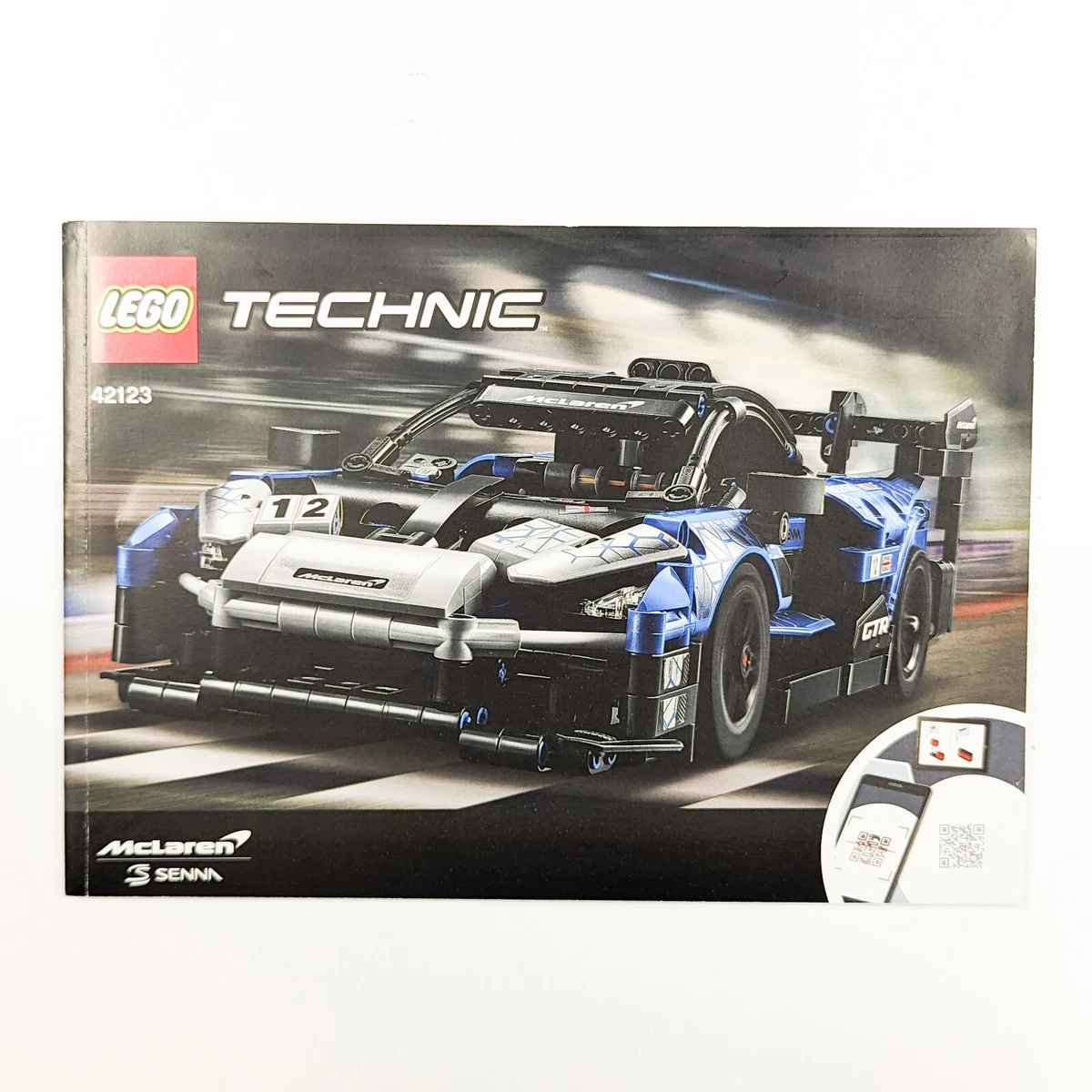 New LEGO Technic McLaren Senna GTR 42123 BOOKLET ONLY eBay