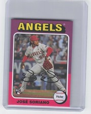 2024 Topps Heritage Jose Soriano #671 Rookie Mini SP Angels 