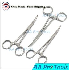 3 Premium Mosquito Locking Hemostat Forceps 5" Curved For Surgical  Dental Use