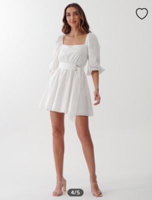 acka puff sleeve flare dress（36 Long-Sleeve Wedding Dresses Ideas  