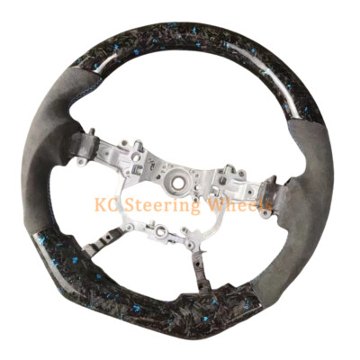 Forged Carbon Fiber Alcantara Steering Wheel For 2015-2022 Land Cruiser Alphard