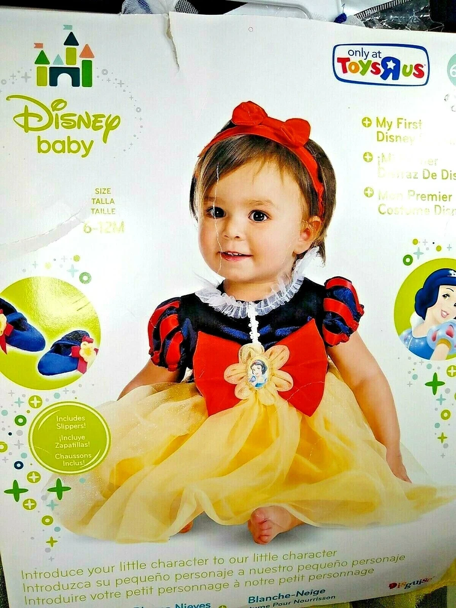 Disney Baby Princess Snow White Infant Costume Shoes Headband 6