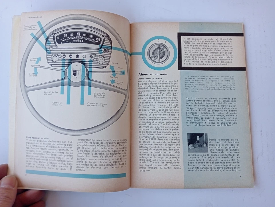 NSU PRINZ III / SPORT PRINZ COUPÉ Spanisches Servicehandbuch. - Imagen 4 de 4