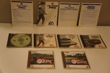 Vintage 1997 PGA Tour Pro and Pebble Beach PC Games EA Sports  Windows 95  98