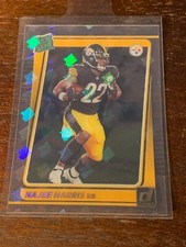 Najee Harris 2021 Donruss Clearly HOLO Rated Rookie LOGO SSP