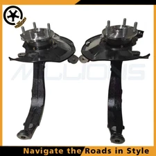 2X For 08-2014 Honda Accord Front Steering Knuckle & Wheel Bearing Hub Assembly