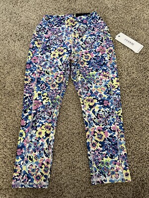 RBX Womens Peached Tech Flex Soft Floral Coloful Pull on Active Size Small