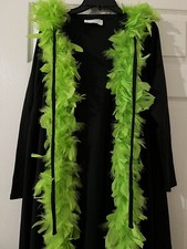 Vintage Rare Alley Cat by Betsey Johnson black hooded full length duster