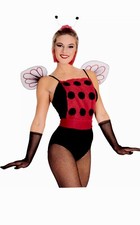 Nuevo Ladybug Accesorio Disfraz Kit Capucha con Antenas, Pieza de Pecho y Alas