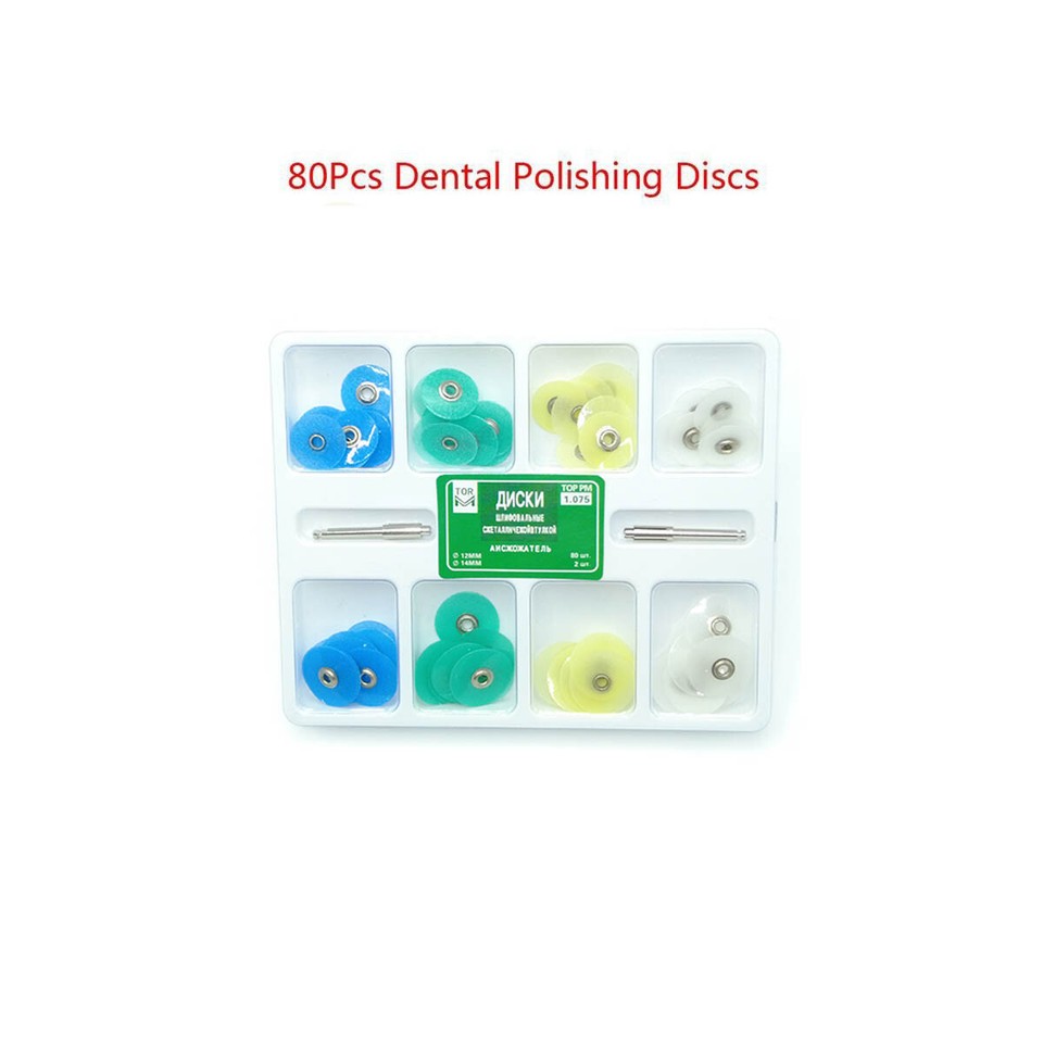 Soflex 80pcs Dental SOFLEX Composite Finishing Polishing Discs 12/14mm | eBay