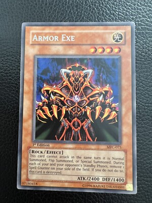 Yu-Gi-Oh! TCG Armor Exe Magician's Force Mfc-075 1st Edition Rare