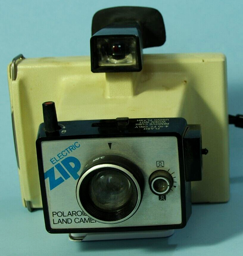 Polaroid Electric Zip Land Camera Instant Film Not Tested Vintage