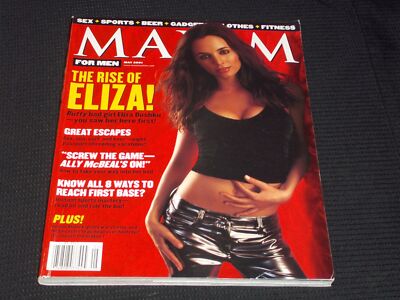 2001 MAY MAXIM MAGAZINE - ELIZA DUSHKU FRONT COVER - E 3336