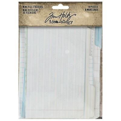 Tim Holtz ~ MINI FILE FOLDERS ~ Idea-ology 