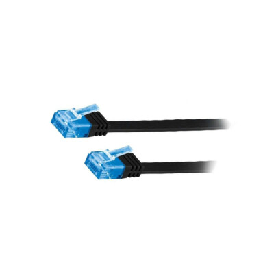 96345 Patch cord U/UTP 6a Line Cu PVC schwarz L: 5m 32AWG Goobay