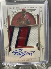 2024 National Treasures Elijah Green Patch Auto 88/99 #PMS-EG