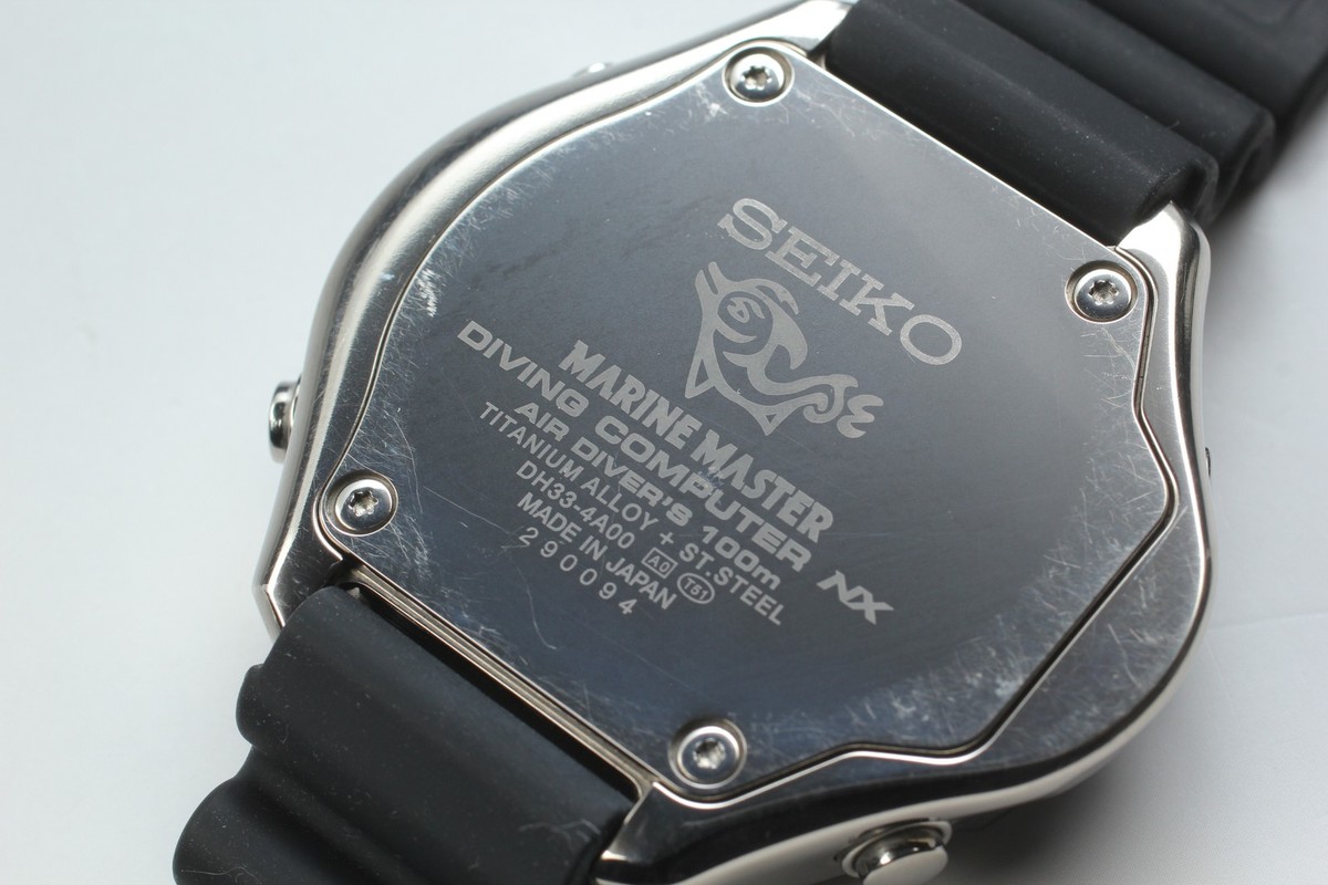 Near MINT] SEIKO MARINE MASTER DIVING COMPUTER NX SBDK001 DH33