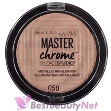 Maybelline Master Chrome Metallic Highlighter 050 Rose Gold Molten 0.24oz / 6.7g