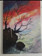  Lotto Di  Quadri Di  MUSSOLINI ROMANO - Olio su tela 70x50  Certificato F.I.A.R