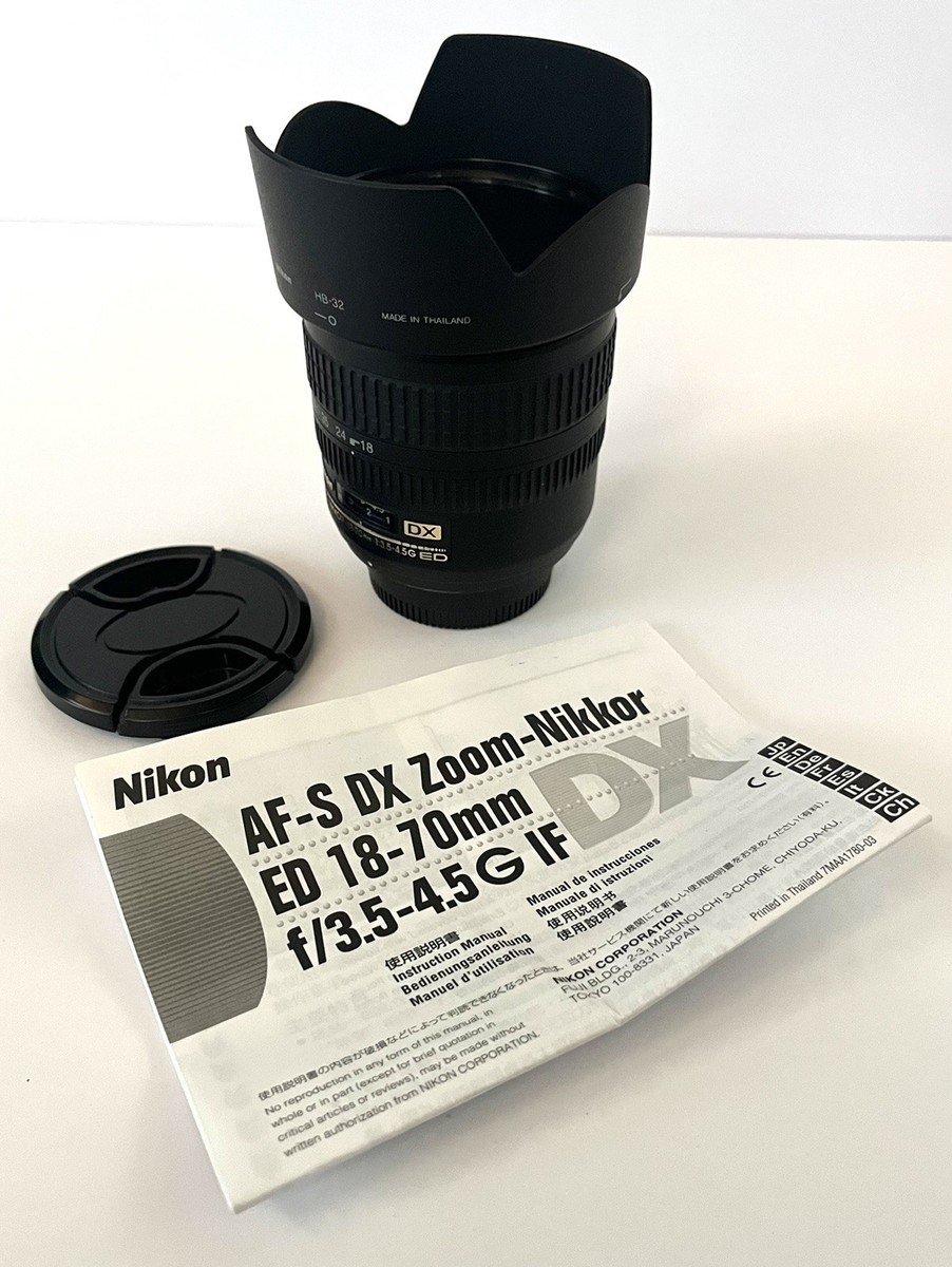 Nikon AF-S DX ZOOM NIKKOR 18-70 F/3.5-4.5G IF-ED | eBay