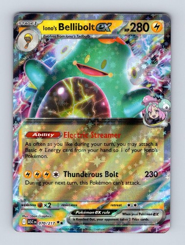 Iono's Bellibolt ex 70 - ME: Ascended Heroes Pokemon 2026