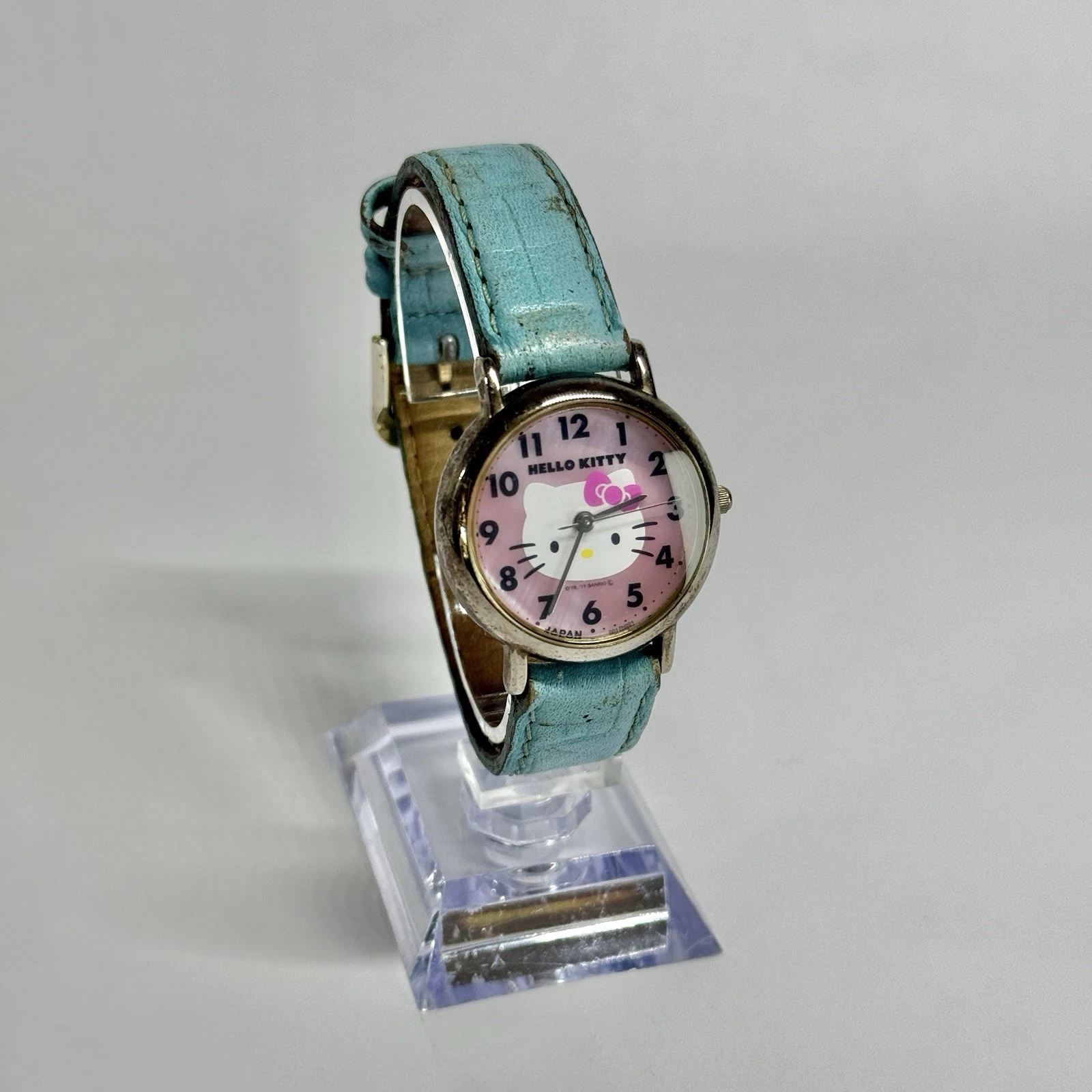 SANRIO Hello Kitty Quartz Analog Women Vintage Watch W433 *WORKING