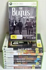 Xbox 360 Guitar Hero & Rock Band Bundle - 10 Games The Beatles Metallica Tested