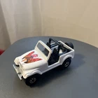 1981 Hot Wheels Blackwall 1980 Jeep CJ-7 CJ7 Eagle White/Black Interior w/BW
